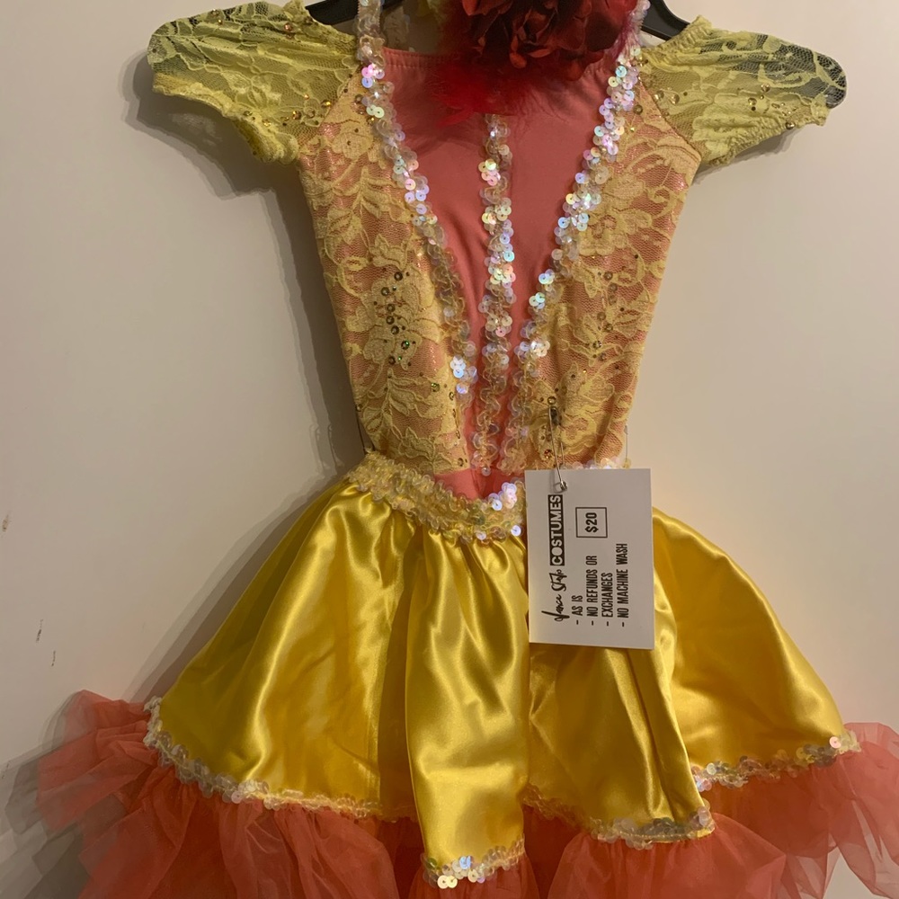 Belle Peach Child Ballet Costume